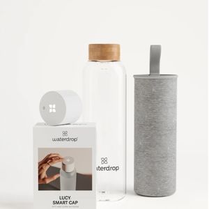 Waterdrop Glass Bottle & Lucy Smart Cap